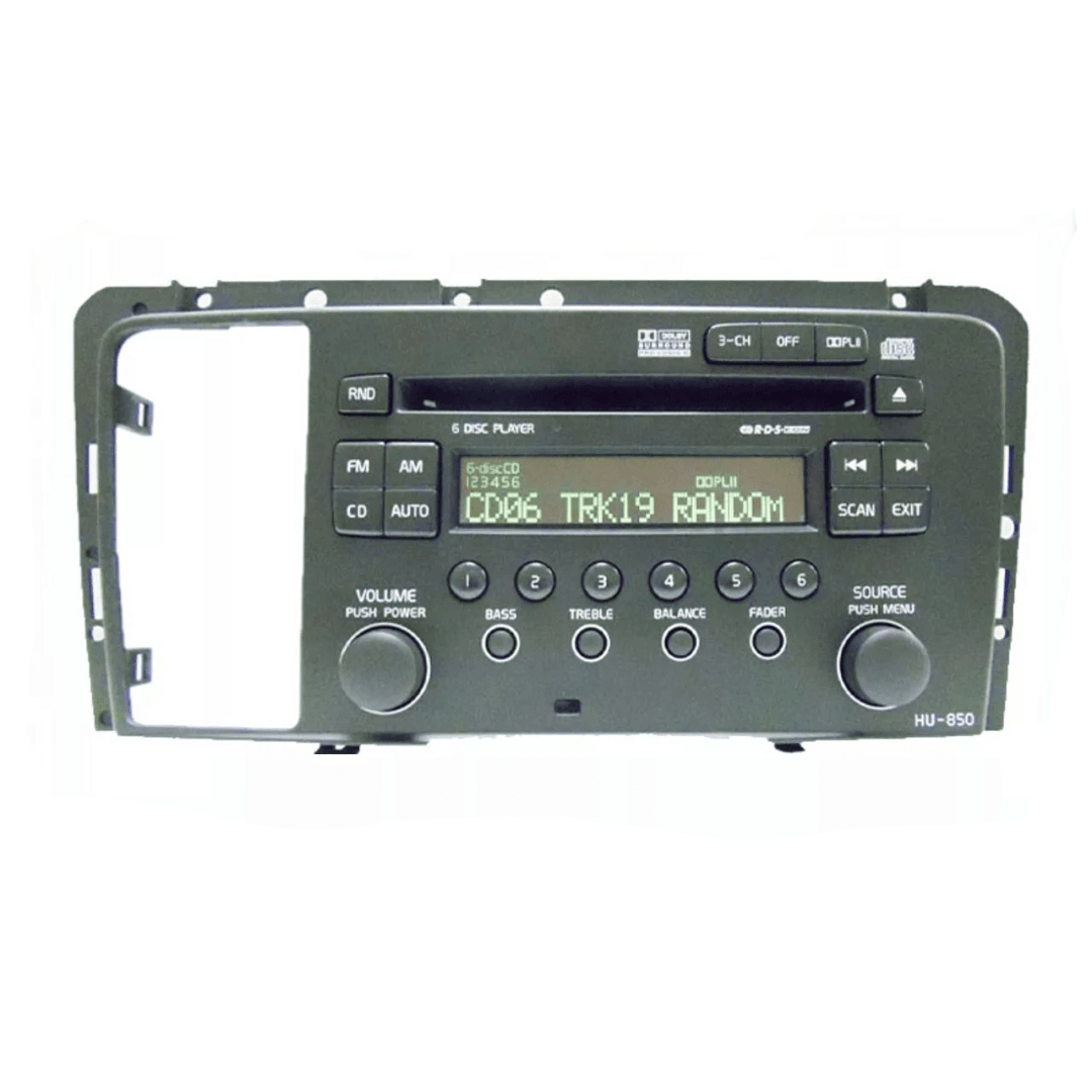 05 06 07 08 VOLVO V70 S60 RDS Radio Stereo 6 Disc Changer CD Player OEM HU-850, used OEM part, high-quality tested unit