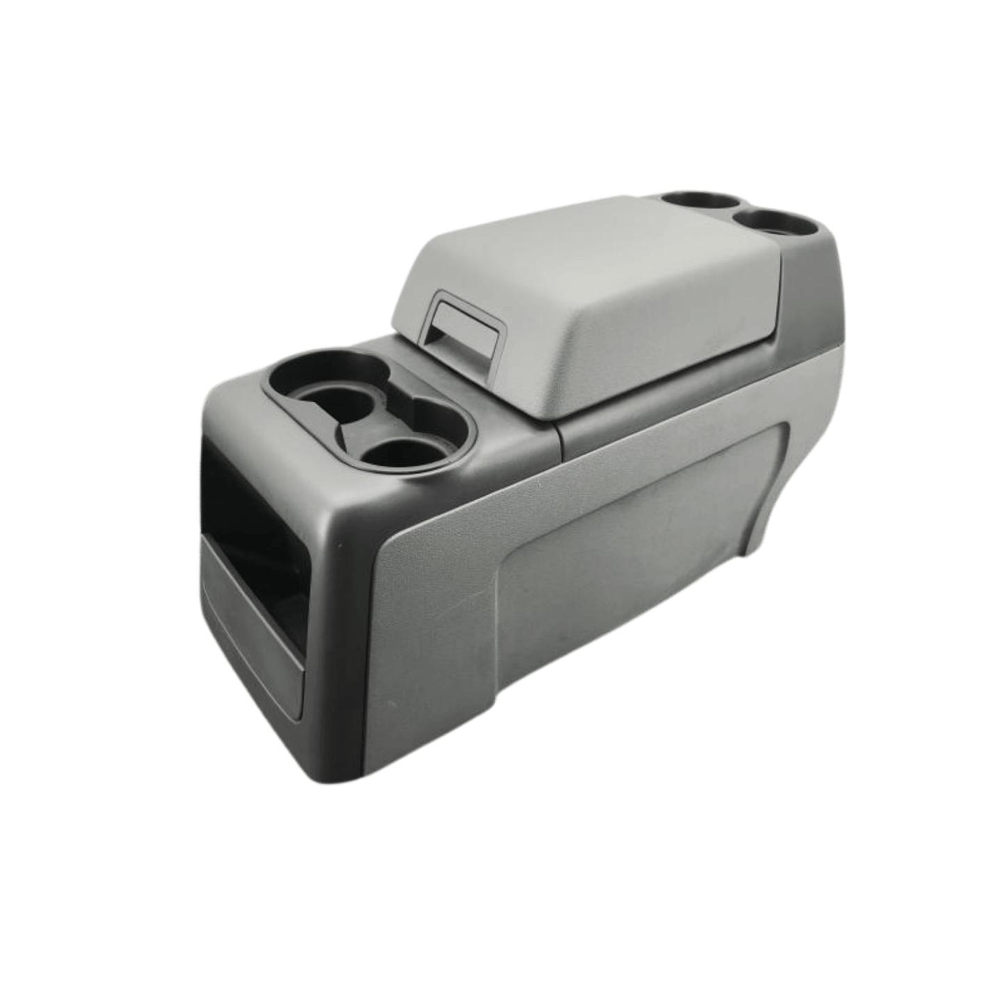 2004-2008 Ford F150 Pickup Column Shift Front Floor Full Console With Lid (GRY), used OEM part, excellent condition