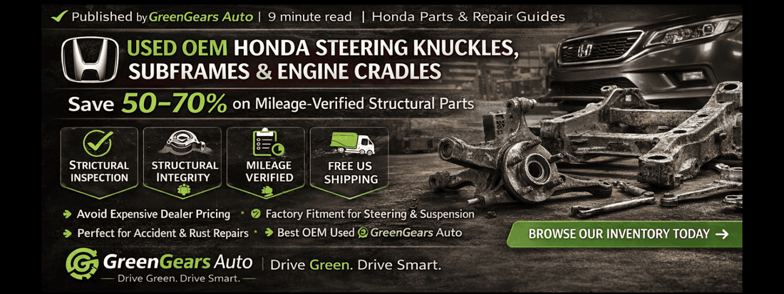 Best Steering Knuckle Assemblies, Subframes & Engine Cradles for Honda Vehicles