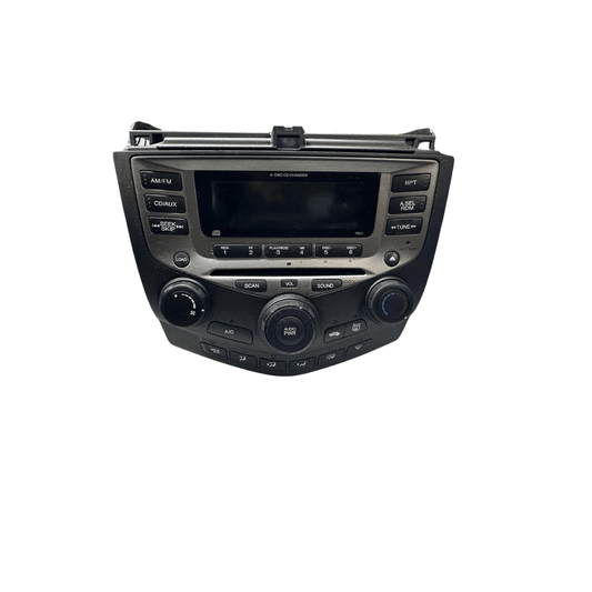 2003-2006 HONDA Accord Radio Stereo CD Player 2AC2 Manual Temp Climate Control used OEM part in excellent condition