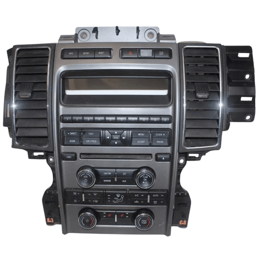 2010-2012 Ford Taurus Radio Face Climate Control Panel AG1T-18A802-CB used OEM part